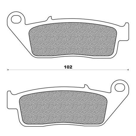 PLAQUETTES FERODO MOTO
