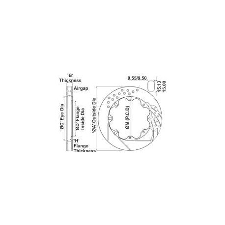 AP RACING REMSCHIJF 356x28mm