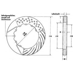 AP RACING BRAKE DISC 254x21mm