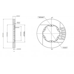 AP RACING BRAKE DISC 257x21mm