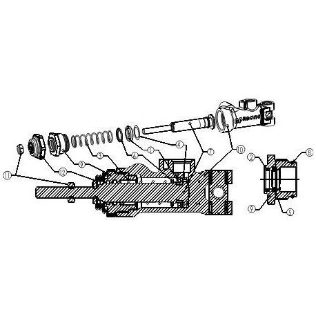 AP RACING HERSTELLINGSKIT 20,2 MM ORANJE