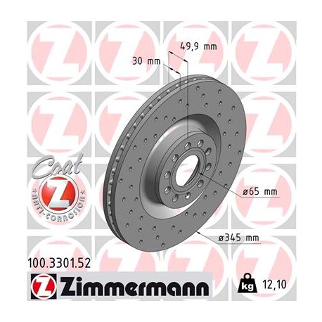 SCHIJF ZIMMERMANN AUDI SPORT Z