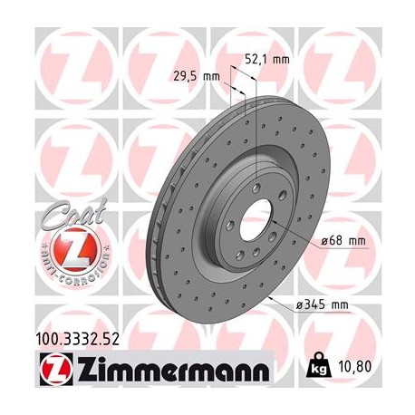 DISC ZIMMERMANN AUDI SPORT Z