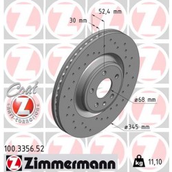 DISC ZIMMERMANN AUDI/PORSCHE SPORT Z