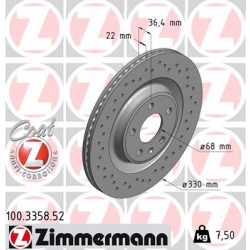 SCHIJF ZIMMERMANN AUDI SPORT Z