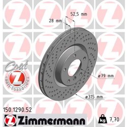 SCHIJF ZIMMERMANN BMW SPORT Z LINKS