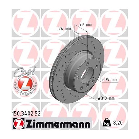 DISC ZIMMERMANN BMW SPORT Z