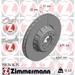 DISQUE ZIMMERMANN FORMULA Z DROIT  Coat Z