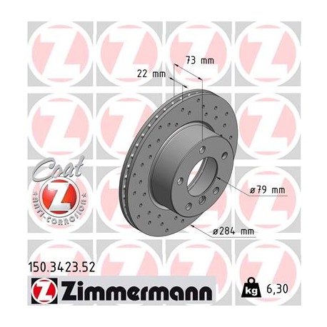 DISC ZIMMERMANN BMW SPORT Z