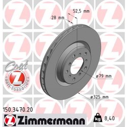 DISC ZIMMERMANN BMW Coated LEFT