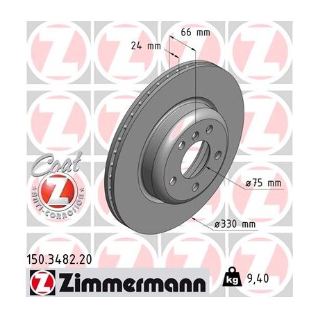 DISQUE ZIMMERMANN BMW Coat Z