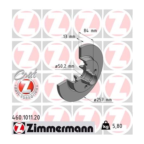 DISC ZIMMERMANN PORSCHE Coat Z