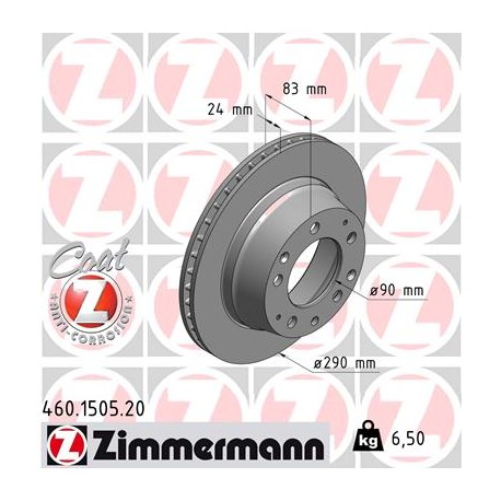 DISC ZIMMERMANN PORSCHE Coat Z