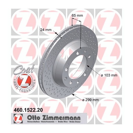 DISQUE ZIMMERMANN PORSCHE Coat Z