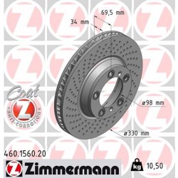 DISQUE ZIMMERMANN PORSCHE GAUCHE  Coat Z