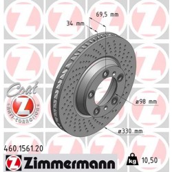 SCHIJF ZIMMERMANN PORSCHE RECHTS  Coat Z