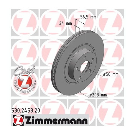 DISC ZIMMERMANN SUBARU/TOYOTA Coat Z