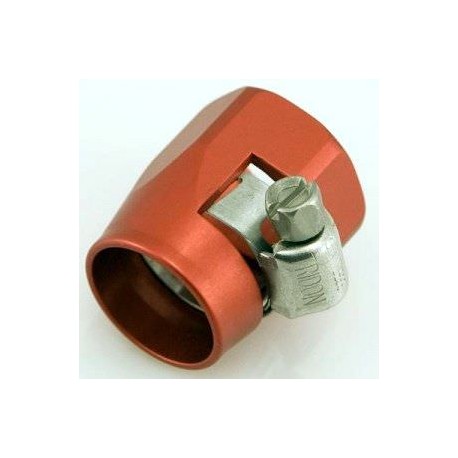 KLEMBEUGEL 12.6MM ALU ROOD