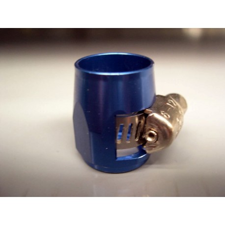 CLAMP 15.5MM ALU BLUE