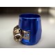 CLAMP 17.6MM ALU BLUE