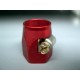 CLAMP 17.6MM ALU RED