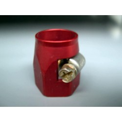 KLEMBEUGEL 17.6MM ALU ROOD