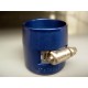 CLAMP 30.5MM ALU BLUE