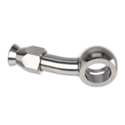 BANJO END TIP CURVE 020° 10MM STAINLESS STEEL