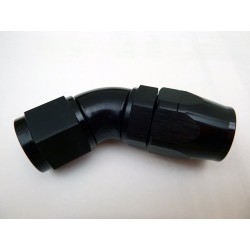 CONCAVE FEMALE END TIP CURVE 45° JIC7/8X14 ALU BLACK