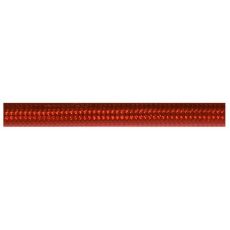 FLEXIBLE TEFLON DANS TRESSE INOX GAINE ROUGE