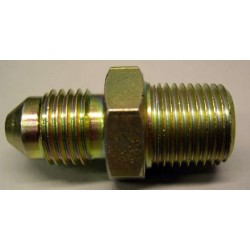 RACCORD 2 VOIES MALE CONVEXE JIC 3/8X24 NPT1/8X27 ACIER