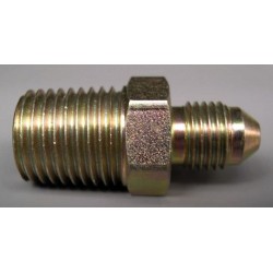 RACCORD 2 VOIES MALE CONVEXE JIC7/16X20 NPT1/8X27 ACIER