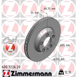 DISQUE ZIMMERMANN VAG/PORSCHE GAUCHE  Coat Z