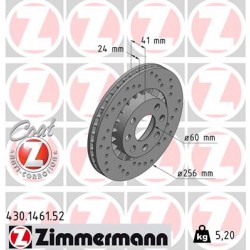 DISQUE ZIMMERMANN OPEL SPORT Z