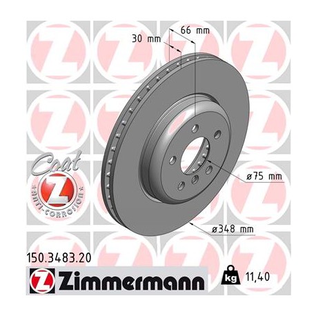 DISC ZIMMERMANN BMW Coat Z