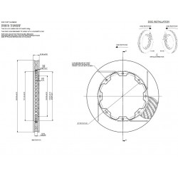 DISQUE AP RACING 280x23mm