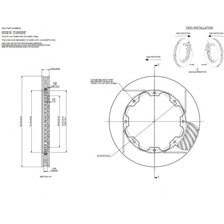 AP RACING REMSCHIJF 280x23mm