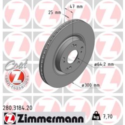 DISC ZIMMERMANN HONDA Coat Z