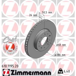 DISQUE ZIMMERMANN VOLVO Coat Z