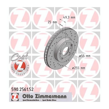 DISC ZIMMERMANN TOYOTA SPORT Z