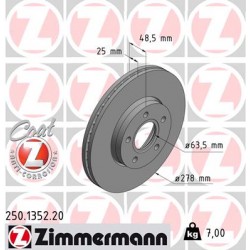 DISC ZIMMERMANN FORD/VOLVO Coat Z