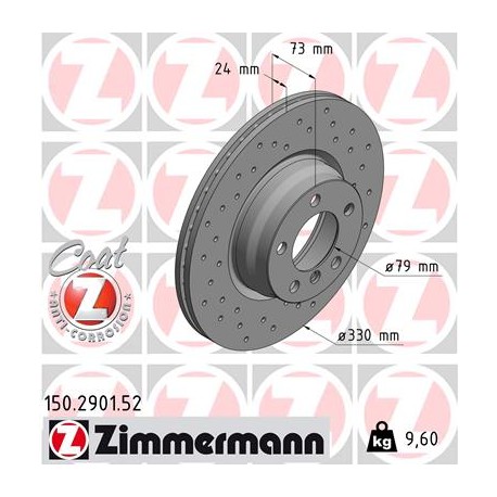 DISQUE ZIMMERMANN BMW SPORT Z