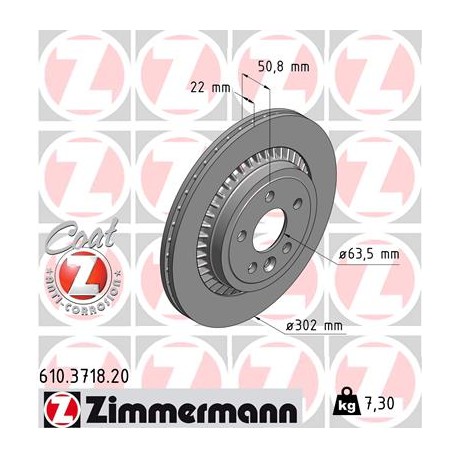 DISQUE ZIMMERMANN VOLVO Coat Z