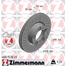 DISQUE ZIMMERMANN PORSCHE DROIT  Coat Z