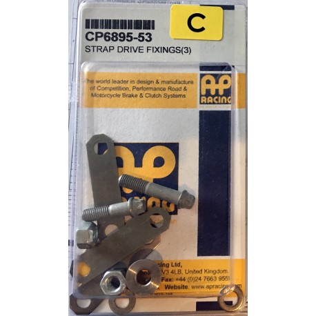 KIT FIXATION DISQUE STRAP DRIVE AP RACING