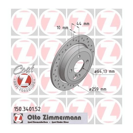 DISC ZIMMERMANN BMW SPORT Z