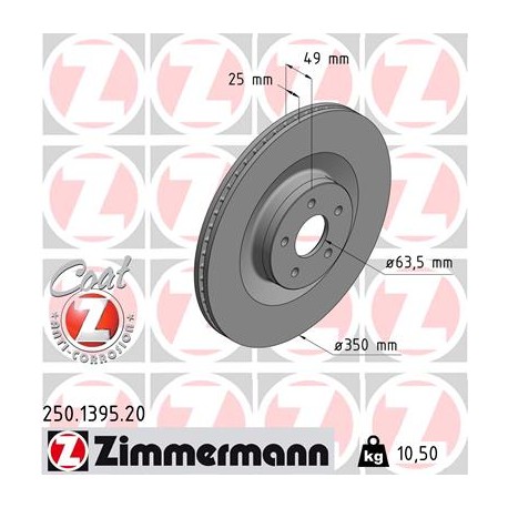 DISQUE ZIMMERMANN FORD Coat Z