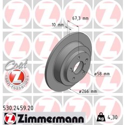 DISC ZIMMERMANN SUBARU Coat Z