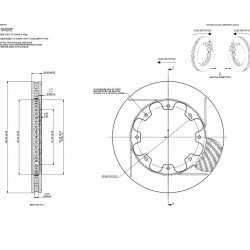 AP RACING BRAKE DISC 285x25.4mm