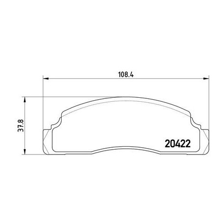 REMBLOKKEN MINTEX RACING M1144